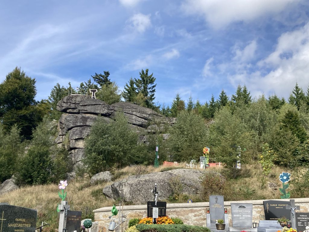 Bad Traunstein Aussichtsfelsen Wachtstein