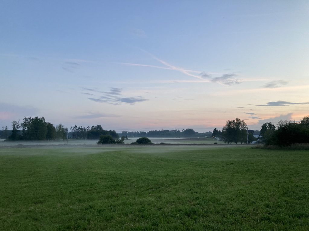 waldviertler hochland, n´morgennebel