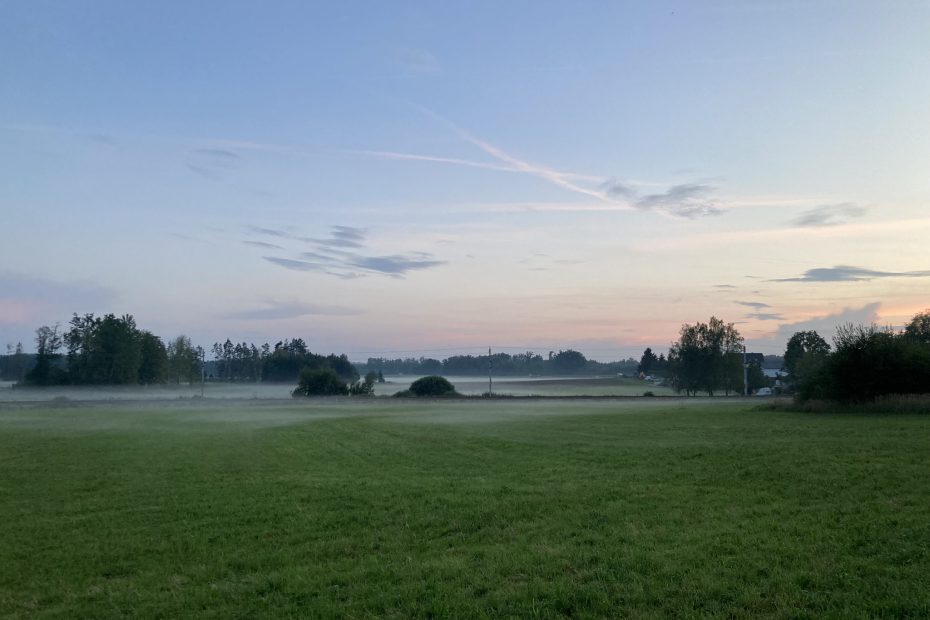 waldviertler hochland, n´morgennebel