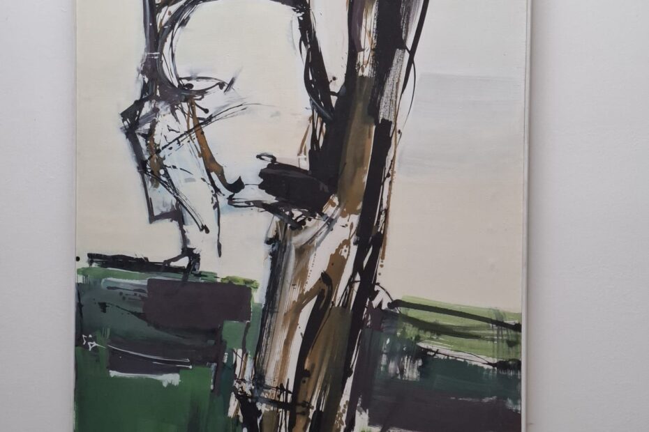 Gemälde Peter Marquant, Mandelbaum, Kunst im Hause Juster